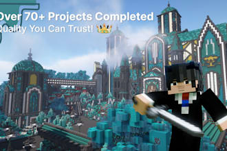 build minecraft spawns, maps or custom projects