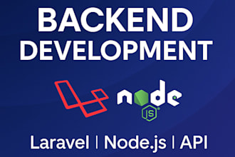 develop a secure and scalable backend with laravel or nodejs