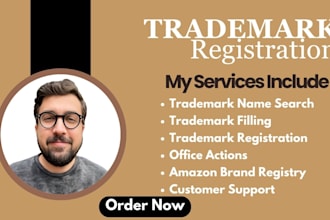 provide trademark and patent search services for the USA, UK, eu, and canada