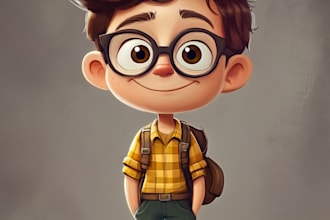 design unique cartoon character