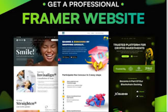 copy, clone, transfer, design framer website develop framer landing page