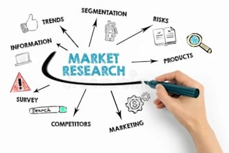 do market research, competitor analysis and niche research