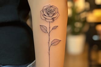 design custom ornamental tattoo for you