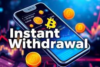 setup instant withdrawal bitcoin bot, btc app on your devices