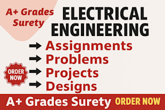 do electrical engineering assignments projects lab reports matlab