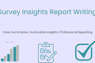 review your survey data and provide a summary