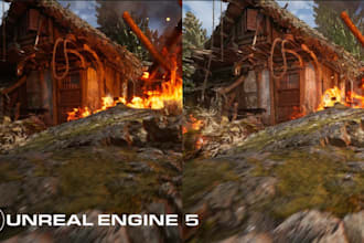 develop your unreal engine 5 game, levels, blueprints, and multiplayer setup