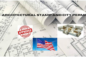 licensed and stamp florida stamp, pe stamp, city permit in all USA states,hvac