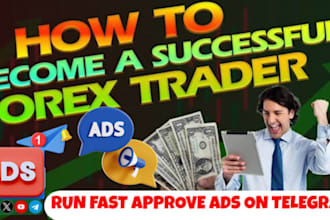 telegram ads, forex promotion to 5m traders forex channel, fragment verification