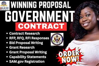 response to rfp rfq government contractfor bid proposal writing research