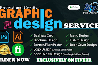 do professional creative graphic design flyer, poster design