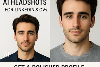 create realistic ai headshots for linkedin, resumes,profiles