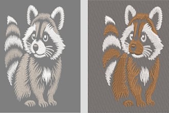l do embroidery digitizing convert to logo design embroidery in 1 hour