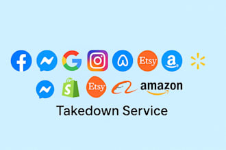 send dmca takedown notice to delete remove illegal content from tiktok,fb,yt ig