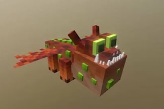 create custom blockbench 3d models and textures for minecraft
