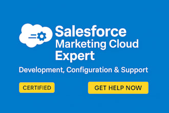 build, configure, and maintain your salesforce marketing cloud solutions