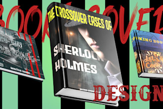 do book cover design, ebook design,cover design or kindle cover