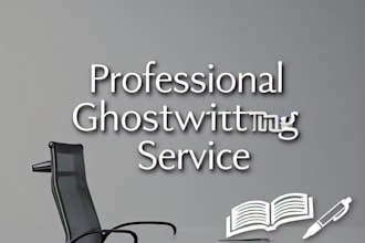 ghostwrite short stories, fiction, scripts