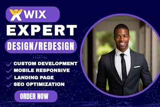 be your wix expert, wix developer to design wix website or wix online store