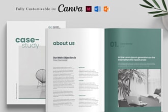 lux ebook layout formatting cover page brochure  convert files monogram design
