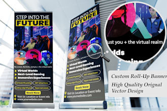design roll up banner, pull up, standee, and retractable banner