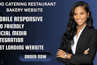 wix catering website, food catering website, food truck website, grocery website