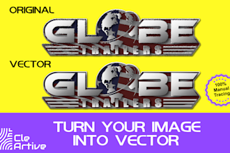 vectorize and convert to vector for low resolution image