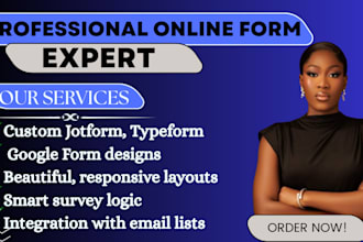 jot form type form google form contact form questionnaire cognito form survrey