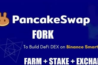 create pancake swap fork, pancake swap, uniswap fork, defi, dex, smart contract,