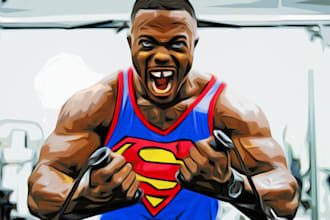 create eye catching thumbnails with a cartoon style
