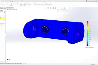 do fea structural simulation and 3d modeling in solidworks