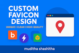 design a professional and unique favicon for your website