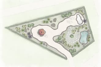 design your patio or garden, landscape architect