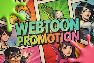 do webcomic promotion, webtoon promotion, manga, tapas, webcomic organically