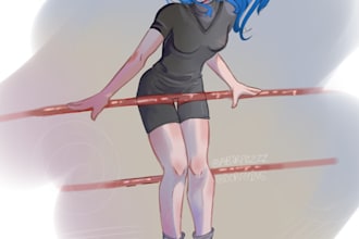 do a fullbody illustration for you