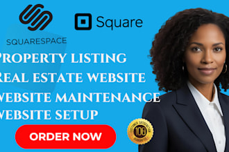 establish and design a squarespace real estate website property management seo