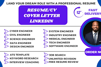 write engineering resume, data, safety, nuclear, system software engineer cv