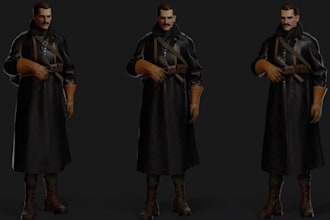 do 3d game character 3d game assets 3d model 3d stylized character for game