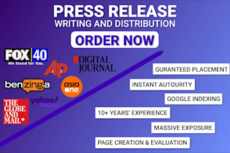 do premium seo press release and pr distribution or article writting in 24hr