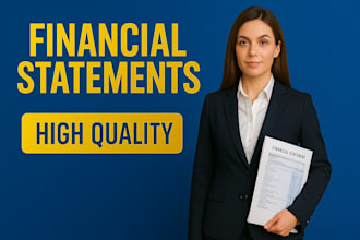create professional financial statements for your business