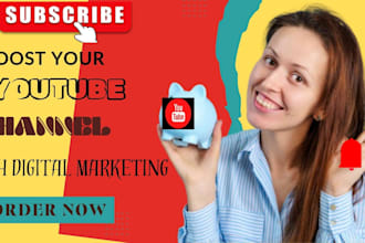 do fast organic youtube video, channel promotion for channel monetization