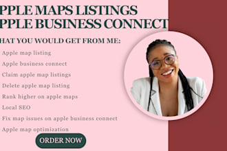 create verified apple map listing apple business connect local SEO claim listing