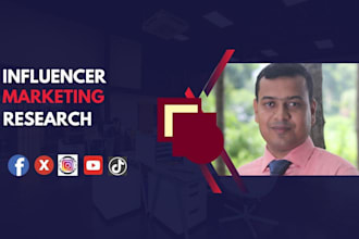 do influencer research and influencer marketing for any niche