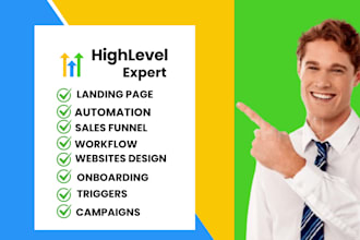 be your gohighlevel expert for gohighlevel website and sales funnel ghl