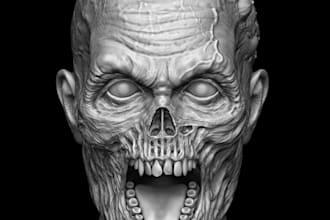 sculpt and texture 3d printing objects and characters