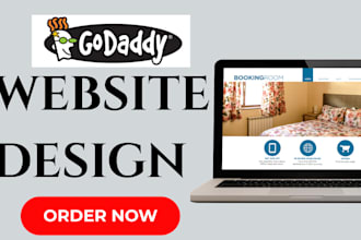 design a full responsive godaddy redesign website e commerce business
