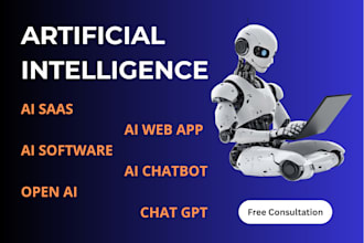 develop artificial intelligent software website or app