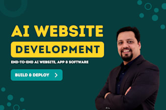 develop an ai website or software as a full stack developer