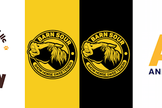 do timeless modern logo for pet animal cat dog and horse