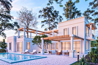 design your landscape, pool, terrace, backyard and garden